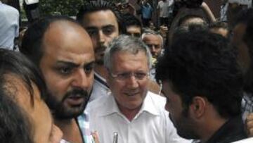 Yildirim, ayer con la Policía.