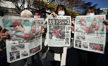 Aficionados en Japón siguen el día a día de Shohei Ohtani y su vinculación con los Dodgers