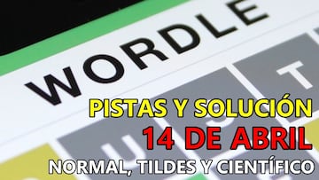 Wordle en espa?ol, cient赤fico y tildes para el reto de hoy 14 de abril: pistas y soluci車n