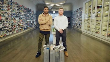 El boxeador mexicano fue de compras y reveló lo mucho que le gustan los tenis, cuáles usaba en su infancia, cómo los prefiere, entre otras cosas.