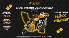 Apuestas MotoGP - GP de Indonesia 2024: Márquez vs. Martín, un duelo intenso en las cuotas