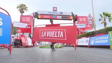 Así es cómo se prepara la meta en 'La Vuelta a España'