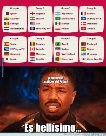 Los mejores memes del sorteo del Mundial