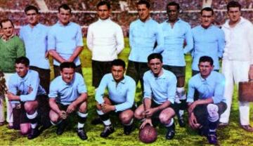 El 30 de julio de 1930 fue la final del Mundial de Uruguay entre los anfitriones y Argentina. Este fue el once campeón de Uruguay.