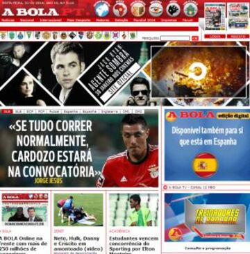 Portadas de la prensa extranjera