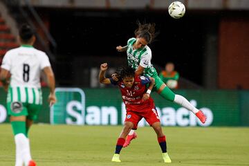 Partido de Liga Femenina entre Atlético Nacional y DIM-Formas Íntimas.