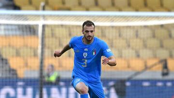 WOLVERHAMPTON, ENGLAND - JUNE 11: Federico Gatti of Italy in action during the UEFA Nations League League A Group 3 match between England and Italy at Molineux on June 11, 2022 in Wolverhampton, England. (Photo by Claudio Villa/Getty Images)