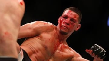El último combate de Nate Diaz fue el 12 de junio de 2021, cuando Leon Edwards lo derrotó en el UFC 263.