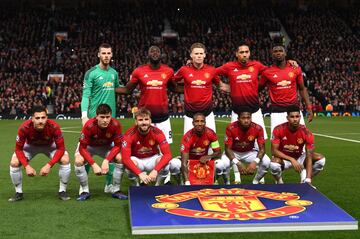 Equipo del Manchester United.