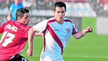 Armenteros, con el Sevilla Atlético.
