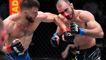 Kattar golpea a Chikadze en el estelar del UFC Las Vegas 46.