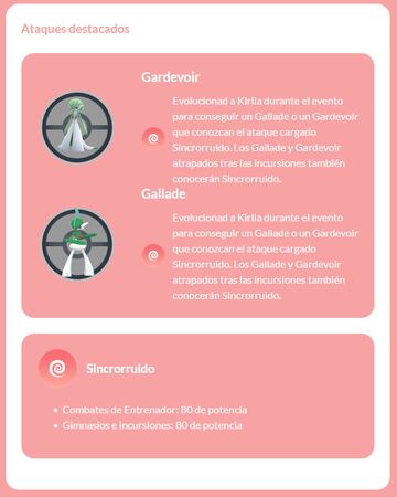 pok¨¦mon go ataque destacado gardevoir gallade
