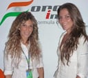 Dos españolas cuidan al equipo Force India