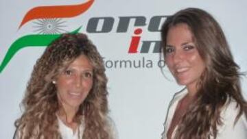 <b>REPRESENTANTES. </b>Las españolas que trabajan en la escudería india.