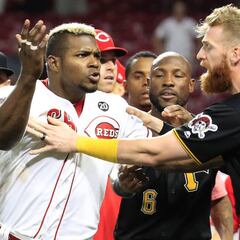 Pelea entre Reds y Pirates deja ocho suspensiones como saldo