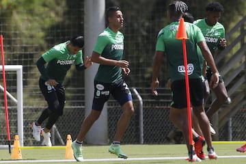 Atlético Nacional entrenó con la mira puesta en el partido ante Deportivo Cali en el Atanasio Girardot por la fecha 4 de los cuadrangulares de Liga BetPlay