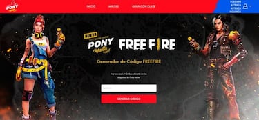 Códigos Free Fire en las etiquetas de Pony Malta