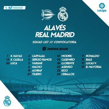 Kroos no viaja a Vitoria; Zidane se lleva a Llorente, Achraf y Tejero