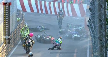 La carrera de Macao fue suspendida por dos accidentes