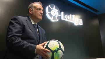 Javier Tebas: "Me gustaría que Guardiola volviera a LaLiga"