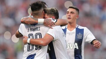 Dayro Moreno anot&oacute; su primer gol con la camiseta de Talleres