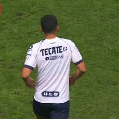 Futbolista del Monterrey juega con playera sin número, ¿se le debió prohibir seguir en la cancha?