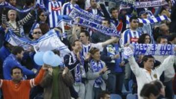 Afición de Recreativo de Huelva.