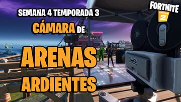 Desafío de Fortnite: ¿dónde está la cámara en Arenas Ardientes?