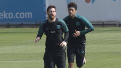 Messi y Neymar no entrenaron con el equipo tras la eliminación