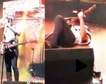 Caída de José Madero en el escenario se vuelve viral
