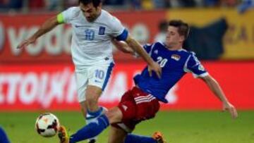 Giorgos Karagounis y Sandro Wieser