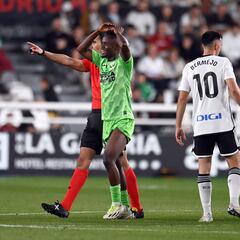 La roja a Cissé lo dejará fuera del Leganés, mínimo, dos partidos