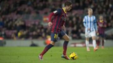 Afellay, la temporada pasada ante el Málaga.