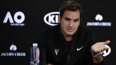 Federer: "Con 36 años no puedes ser favorito de un torneo"
