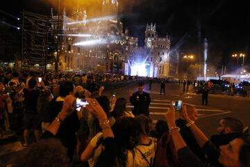 Las imágenes de la celebración del Real Madrid en Cibeles