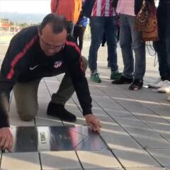 Torres ya tiene su placa en el Paseo de Leyendas del Wanda