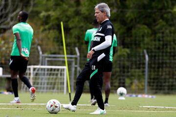 El cuadro verdolaga sigue entrenando para preparar el clásico del fin de semana ante América de Cali en el Estadio Atanasio Girardot.