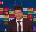 La arrogancia de Müller en su discurso en Champions League
