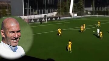 Theo Zidane in 'Cristiano mode' with tasty, 25-yard piledriver