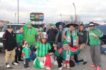 Así se vive el partido en el estado de Ohio para el encuentro entre la selección mexicana y el conjunto de las Barras y las Estrellas.