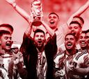 Los campeones del mundo con más goles con club y selección post mundial