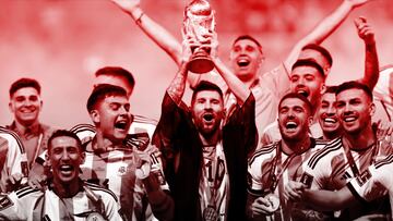 Los campeones del mundo con más goles con club y selección post mundial