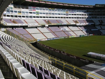 Estadio que pertenece al cuadro de Valladolid y que tiene capacidad para 27 mil personas.