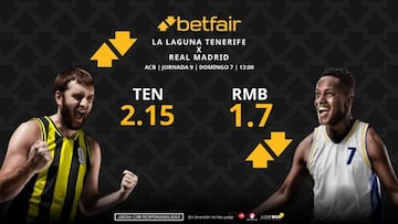 La Laguna Tenerife vs. Real Madrid: horario, dónde ver, pronósticos y clasificación