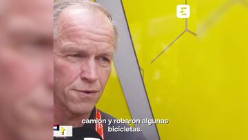 A pesar del incidente, confirma que lograron estar listos para disputar la etapa 3 de la vuelta.