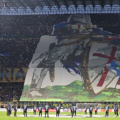 Inter Milan fans unveil huge tifo: What is a tifo and who makes the huge displays?