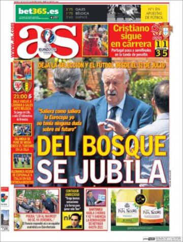 Portadas de la prensa mundial