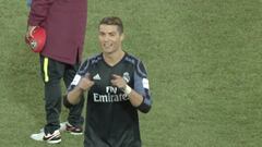 Cristiano bromeó sobre el VAR: "La televisión no funciona, ¿eh?"