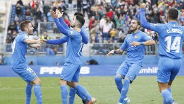 02/11/19 PARTIDO SEGUNDA DIVISION
FUENLABRADA - DEPORTIVO DE LA CORUÑA
HUGO FRAILE MARCA EL GOL 1-0
ALEGRIA