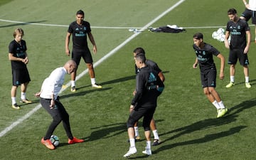 El Madrid prepara el partido en Mendizorroza